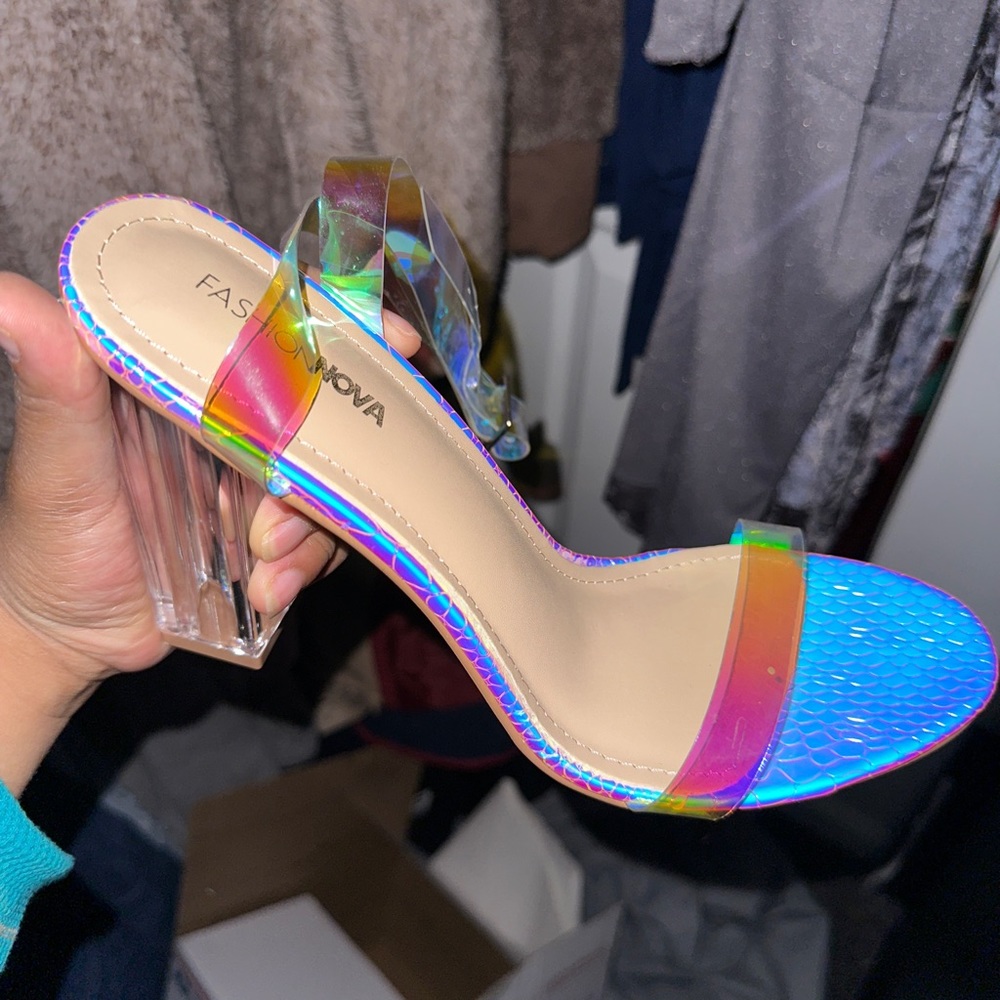 FashionNova Glass Slipper - Ice